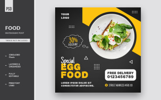 Special Egg Food Instagram Post