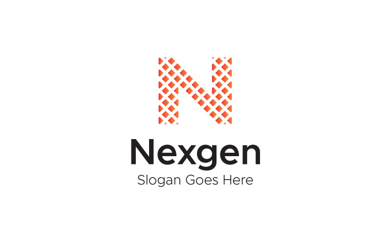 N Letter Nexgen Logo Design Template Logo Template