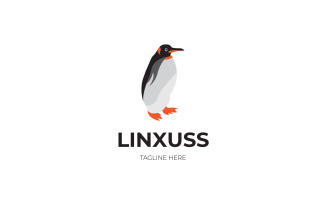 Penguin Linxuss Logo Design Template