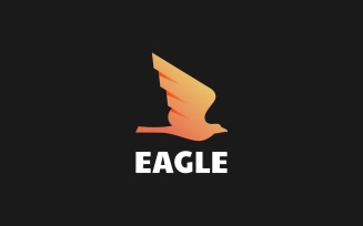 Vector Eagle Gradient Color Logo Style