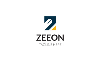 Z Letter Zeeon Logo Design Template