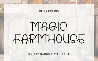 Magic Farmhouse - Quirky Handwritten Font