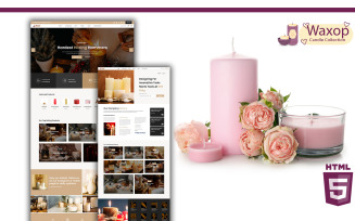 Waxop - Candles Shop HTML Website Template