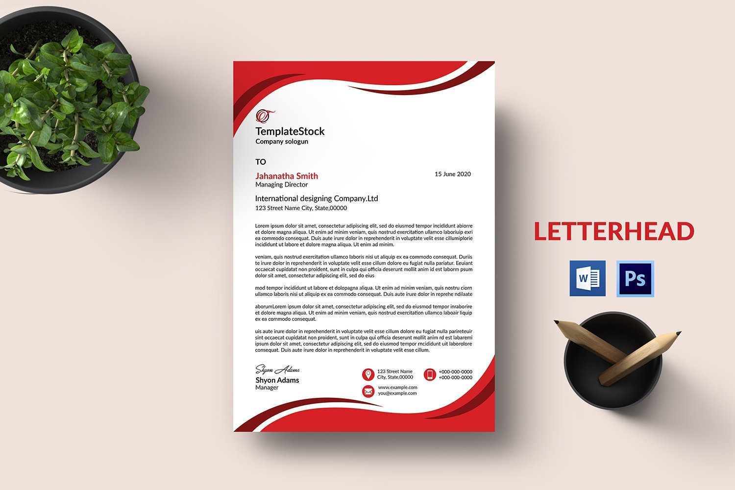 Kit Graphique #220908 Letterhead Templae Divers Modles Web - Logo template Preview