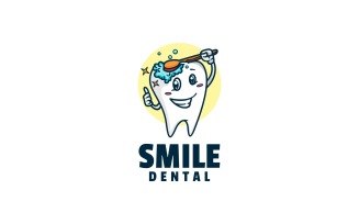 Smile Dental Cartoon Logo
