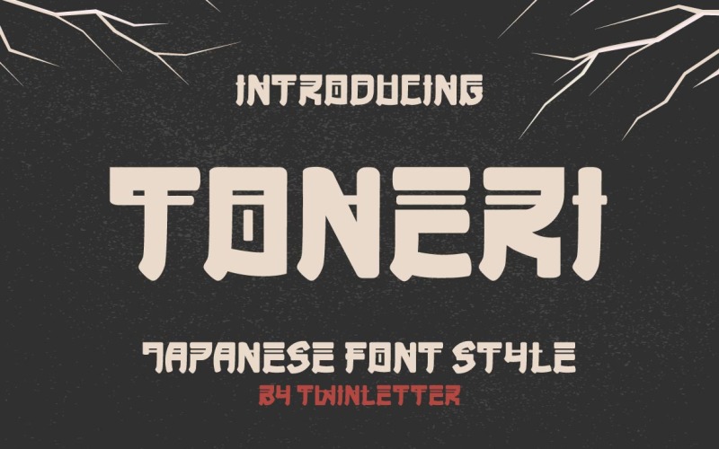 TONERI - Faux Japanese Font
