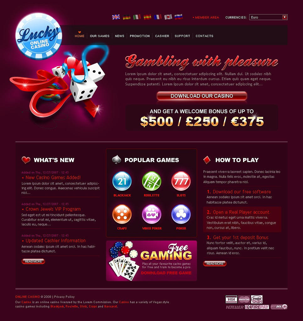 Casino on web