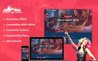 Night Club - Party WordPress Theme With AI Content Generator