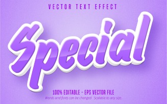 Special - Editable Text Effect, Cartoon Text Style, Graphics Illustration