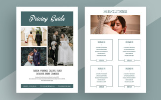 Best Photography Pricing Guide Flyer