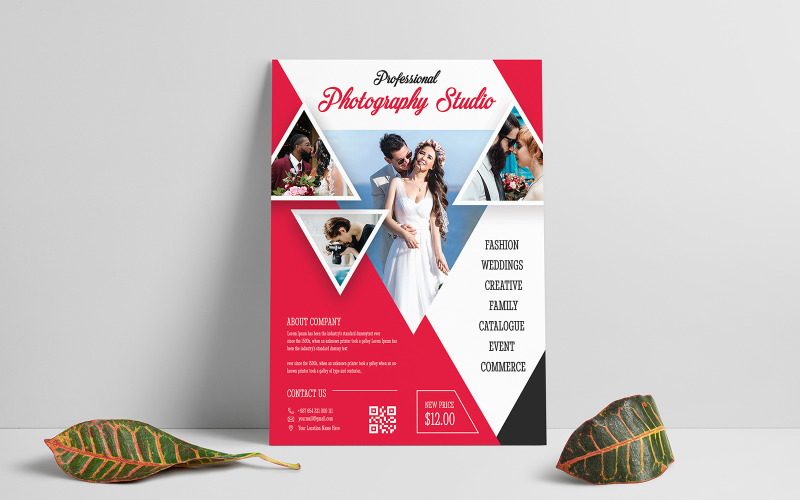 Photography Flyer Template Photoshop Corporate Identity