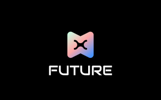 Abstract Modern Futuristic Logo