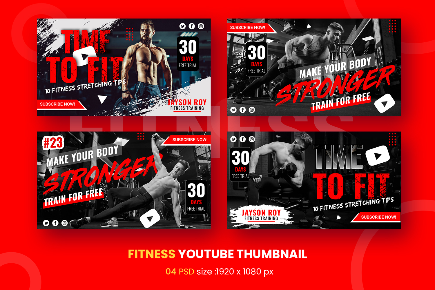 Kit Graphique #221316 Fitness Excited Divers Modles Web - Logo template Preview
