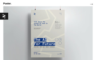 Artificial Intelligent Poster Template