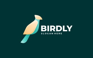 Bird Gradient Color Logo Template