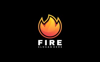 Fire Gradient Colorful Logo