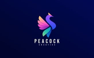 Peacock Colorful Logo Templates