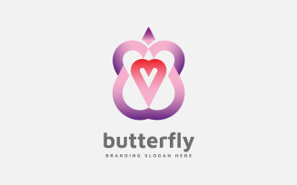 Butterfly Model Fashion B Logo