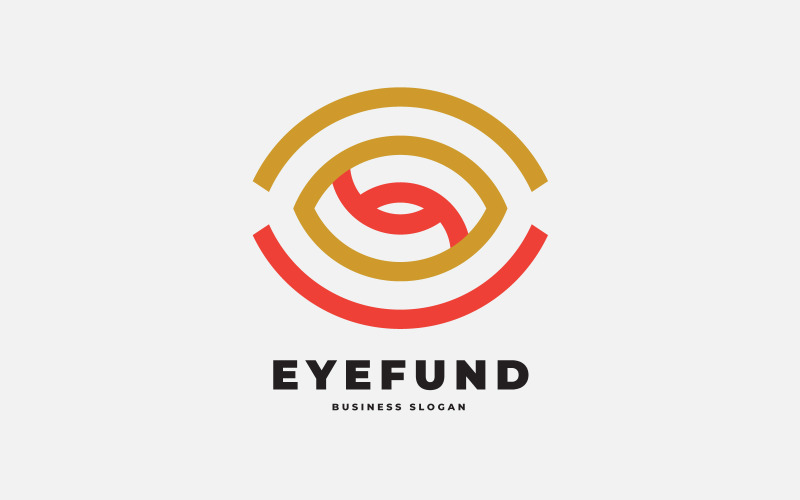 Charity Vision Eye Donation Logo Logo Template