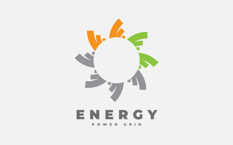 Energy and Charity Organization Logo Logo Template