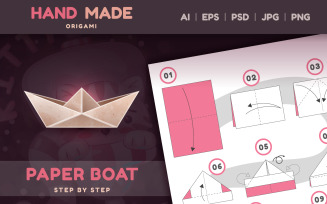 How to Make Origami Boat Step by Step