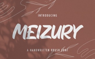 MEIZURY - Handwritten Font