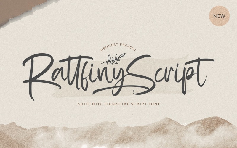 Rattfiny Script - Signature Script Font