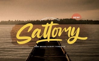 Sattomy - Handwritten Font