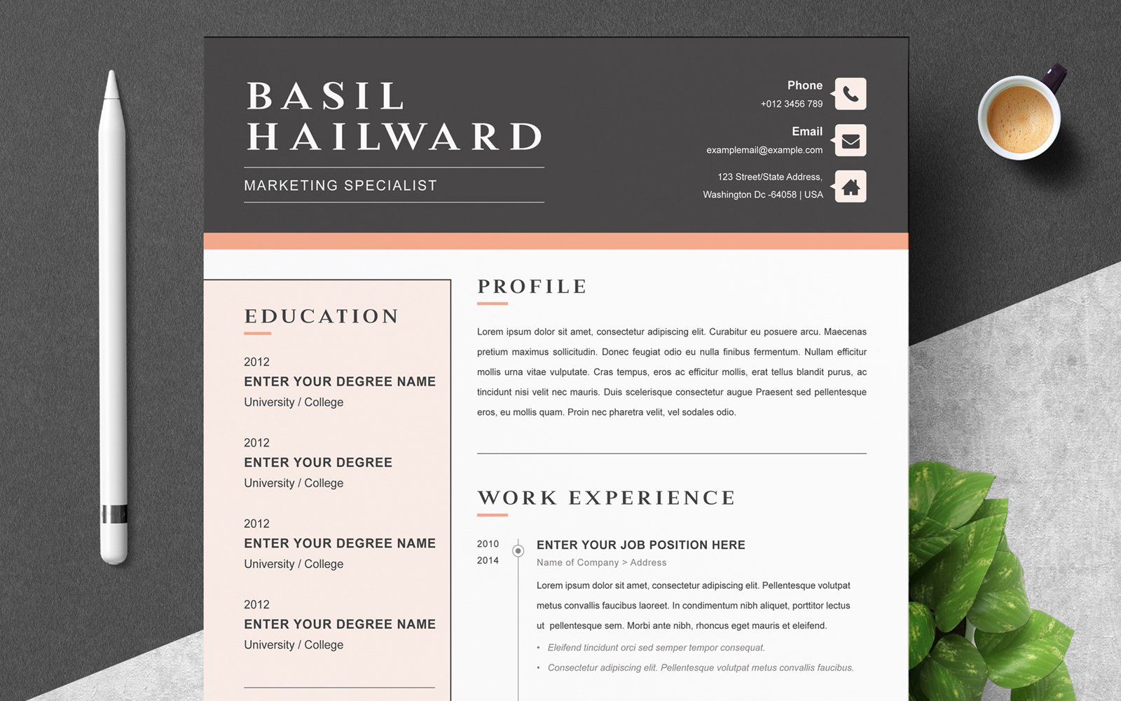 Kit Graphique #221853 Resume Template Divers Modles Web - Logo template Preview