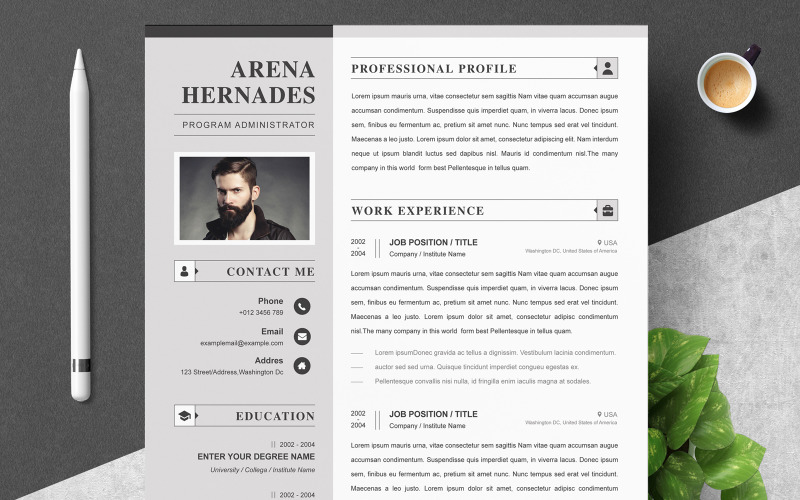 Arena Hernades / Resume Template