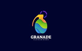 Grenade Gradient Colorful Logo