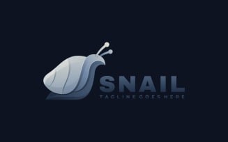 Snail Gradient Logo Template