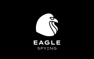 Spy Eagle Black Logo - Mascot