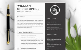 William / Professional Resume Template