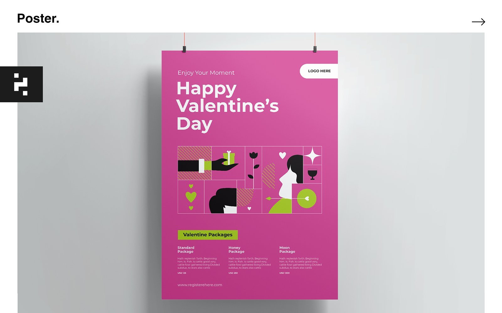 Kit Graphique #221944 Valentine Package Divers Modles Web - Logo template Preview