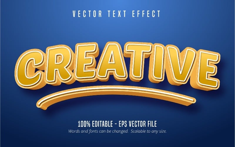Creative - Editable Text Effect, Comic And Cartoon Text Style, Graphics Illustration