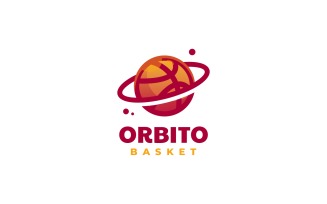Orbit Basketball Gradient Logo