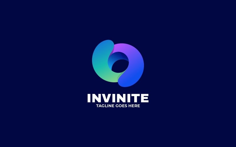Abstract Infinite Gradient Logo Logo Template