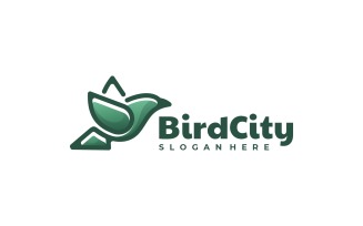 Bird City Color Mascot Logo