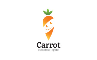 Carrot Logo Design Template 02
