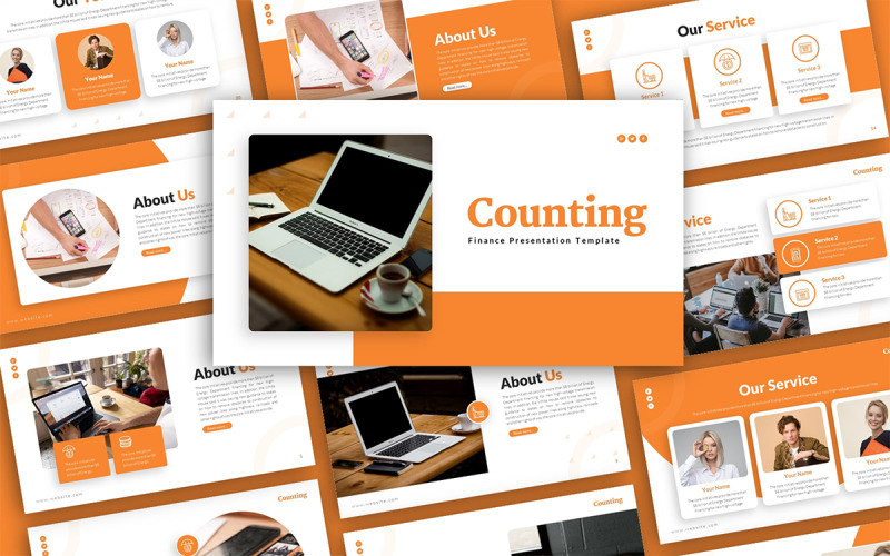 Counting - Finance Multipurpose PowerPoint Presentation Template PowerPoint Template