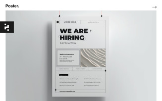 Job Hiring Poster Template