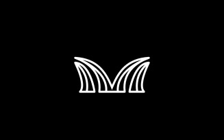 M Modern Line Corporate Logo