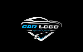 Minimalist Car Logo Design