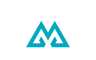 Mountain - Letter M Logo Design Template