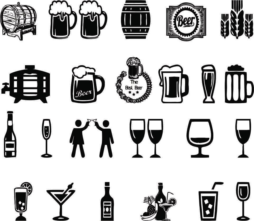 Kit Graphique #222151 Beer Alcohol Divers Modles Web - Logo template Preview