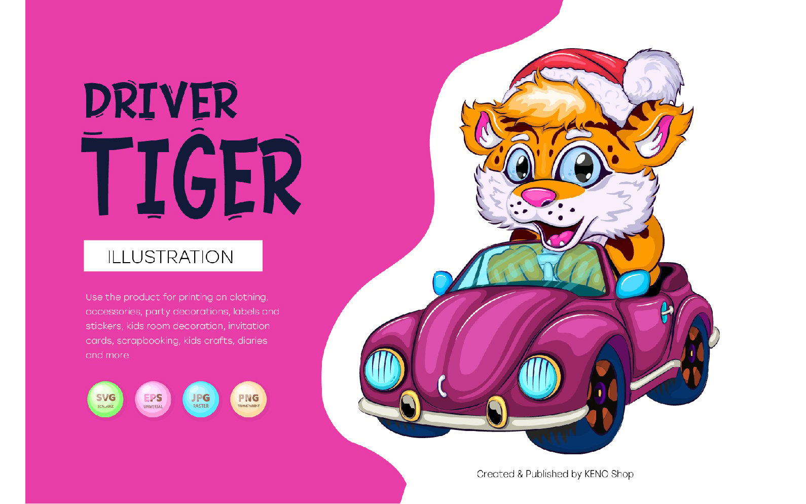 Kit Graphique #222197 Cartoon Tiger Divers Modles Web - Logo template Preview