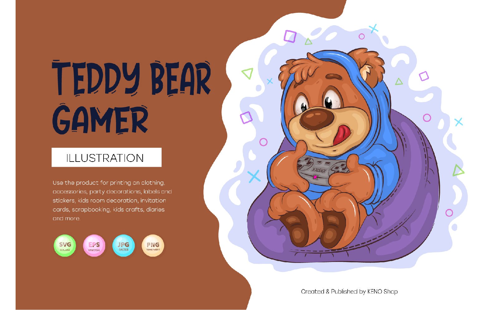 Kit Graphique #222205 Teddy Bear Divers Modles Web - Logo template Preview