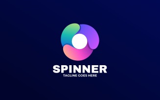 Spin Gradient Colorful Logo