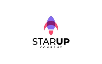 Star Up Simple Logo Template